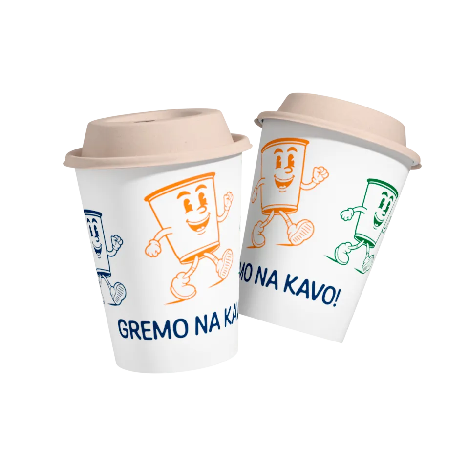 Lončki s pokrovom Gremo na kavo!